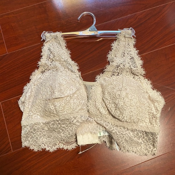 AERIE - Eyelash Lace Plunge Bralette (NEW) - Picture 7 of 8